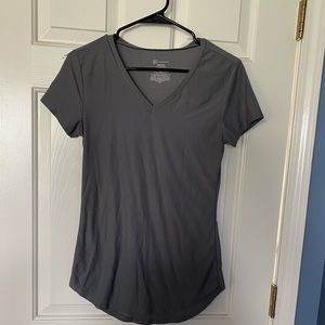 Grey V-neck